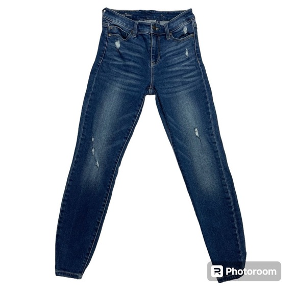 Liverpool Jeans Company the Ankle Skinny Distressed Denim Women’s Size 2 (26) - Picture 1 of 16